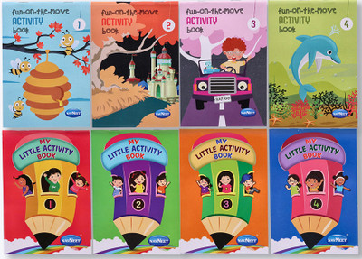 Navneet Activity Book Series My Little Activity And Fun On The Move Set Of 8 Books With Innovative And Thematic And A Compact Travel Pal For Your Little Ones(Paperback, Navneet Education) Navneet Activity Book Series My Little Activity And Fun On The Move Set Of 8 Books With Innovative And Thematic And A Compact Travel Pal For Your Little Ones(Paperback, Navneet Education)