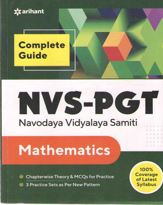 Nvs - Pgt Navoday Vidyalaya Samiti (Complete Guide ) Mathematics(Paperback, ARIHANT EXPERT TEAM)
