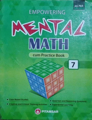 Mental Math Cum Practice Book Class 7(Peper back, Rashmi Bhartiya)