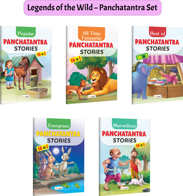 All Time Favourite Panchatantra Stories, Best Of Panchatantra Stories And More :- Panchatantra Fable Collection, Classic Indian Stories, Kids All Time Favourite Tales | Set Of 5 Books(Paperback, GOWOO)
