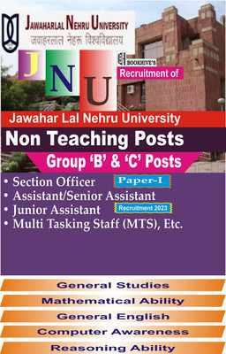 JNU Non Teaching Recruitment 2023 Group B & C Posts (Section Officer, Assistant,Senior Assistant, MTS, Etc) Set Of 5 Books(Paperback, Dilip Jha Sir)