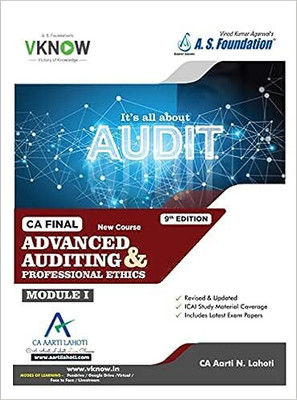 CA Final Advanced Auditing And Professional Ethics - 9th Edition (Modules I & II)(Paperback, CA Aarti N. Lahoti)