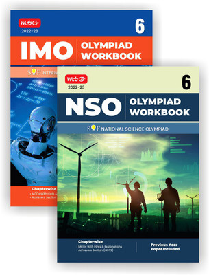 Class 6: Olympiad Workbook Book Combo For NSO-IMO(Paperback, MTG Editorial Board)