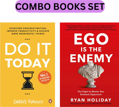 Do It Today & Ego Is The Enemy Self-Help Books (Combo Book Set)(Paperback, Darius Foroux, Ryan Holiday)