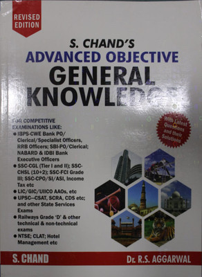 Advanced Objective General Knowledge S Chand's Publishing(Paper, Dr. R S Agarwal)