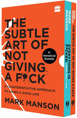 Mark Manson Boxset (The Subtle Art Of Not Giving A Fck + Everything Is Fcked: A Book About Hope) | Self-Help Books By Mark Manson, Paperback(Paperback, Mark Manson)