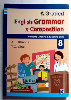 A Graded English Grammar & Composition Class-8(Old Like New Book)(Paperback, A. L. Khanna)