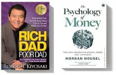 Must Read Of 2 Books Combo Rich Dad Poor Dad & The Psychology Of Money ( English, Paperback)(Paperback, Robert Kiyosaki, Morgan)