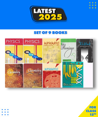 NCERT Textbooks Class 12th PCMBE -Physics Part 1&2, Chemistry Part 1&2, Biology, English And Mathematics -Set Of 9 Books -New Edition 2025 Hardcover, NCERT|New Latest Edition For 2025-2026(Hardcover, NCERT) NCERT Textbooks Class 12th PCMBE -Physics Part 1&2, Chemistry Part 1&2, Biology, English And Mathematics -Set Of 9 Books -New Edition 2025 Hardcover, NCERT|New Latest Edition For 2025-2026(Hardcover, NCERT)