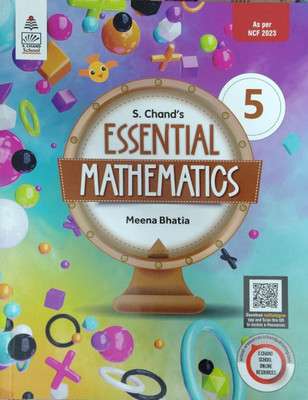 S Chand Essential Mathmatics Class 5(Pepper back, Meena bhatia)