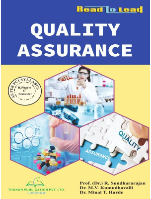 Quality Assurance B. Pharm 6th Semester BASED ON PCI NEW SYLLABUS (UPDATED EDITION)(Paperback, Prof. Dr. R. Sundhararajan Dr.M.V.Kumudhavalli)