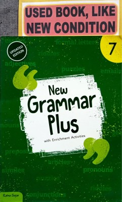 New Grammar Plus With Enrichment Activities Class-7(Old Book)(Paperback, FR FRANCIS M. PETER)