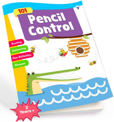 101 Pencil Control Book For Kids | Early Learning Tracing, Colouring, Fun Activities And Shapes(Paperback, Target Publications)