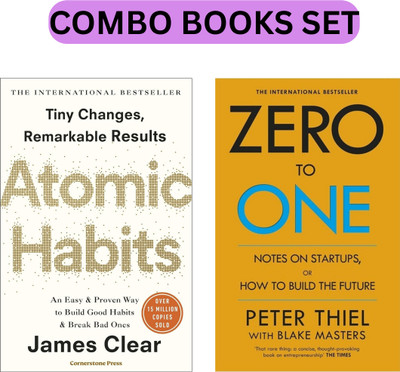 Atomic Habits & Zero To One Self-Help Books (Combo Book Set)(Paperback, James Clear, Peter Thiel)