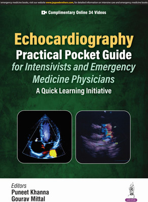 Echocardiography Practical Pocket Guide For Intensivists And Emergency Medicine Physicians (A Quick Learning Initiative)(Paperback, PUNEET KHANNA)