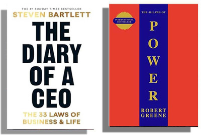 AnushkaBooks Combo ;- The 48 Laws Of Power & The Diary Of CEO ( English, Pack 2 )(Paperbacks, Robert, Steven Bartlett)