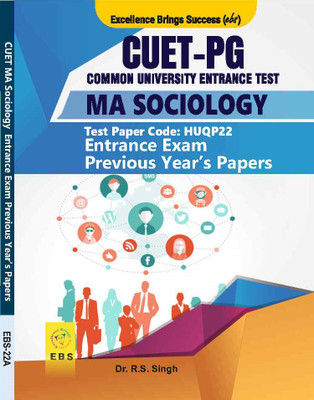 CUET PG MA Sociology (Test Paper Code-HUQP22) Entrance Exam Previous Year's Papers (English Medium)(Paperback, Dr. R.S. Singh & EBS Team)