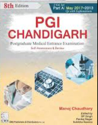 Pgi Chandigarh Postgraduate Medical Entrance Exam Manoj(Paperback, unknown)