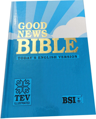 Good News Bible (GNB) Today's English Version Hb (Blue) Illustration/Index Regular Size 2024 Contains Old And Testament BSI(Hardcover, God's Word)