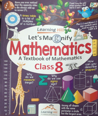 Let Magnify Mathematics Class 8(Pepper back, Dr Prashant vasudev)