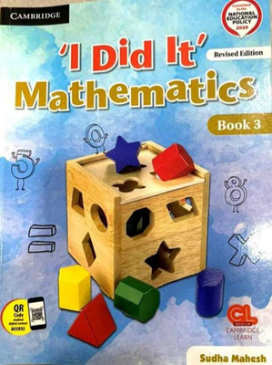 CAMBRIDGE, 'i DID IT' Mathematics Book Class-3(Paperback, SUDHA MAHESH.)