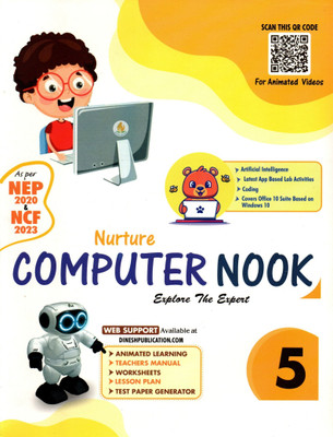 Nurture Computer Nook For Class-5(Paperback, Dinesh Publications Team)