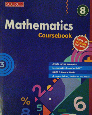 Mathematics Course Book Class 8(Pepper back, Source book)