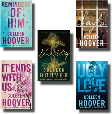 Ugly Love + It Ends With Us + Verity + Layla + Reminder Of Him ( Combo Of Romantic Books By Colleen Hoover)(Paperback, Colleen hoover) Ugly Love + It Ends With Us + Verity + Layla + Reminder Of Him ( Combo Of Romantic Books By Colleen Hoover)(Paperback, Colleen hoover)