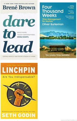 Dare To Lead, Four Thousand Weeks, LINCHPIN(Paperback)(Paperback, Multi)