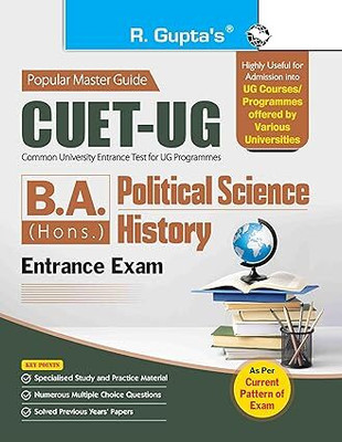 CUET-UG: B.A. (Hons.) Political Science/History Entrance Exam Guide Paperback – 23 March 2024(Paperback, RPH Editorial Board)