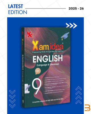Xam Idea Class 9 English (Language & Literature) (2025-26) | Latest CBSE Syllabus| NEP 2020 & NCFSE 2023 Aligned | With Competency-Focused & Free Response Qs | Self-Assessment Tests(Paperback, Xamidea Editorial Board (Author))