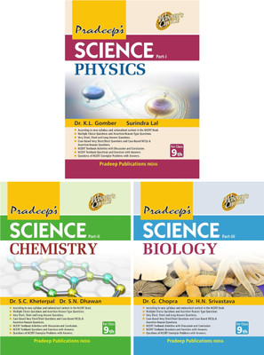 Pradeep's Science Physics, Chemistry, Biology Part - I To III For Class 9 - Latest Edition With New Updated Contents 2024-25 CBSE Exams (Set Of 3 Books)(Product Bundle, Pradeep's Experts) Pradeep's Science Physics, Chemistry, Biology Part - I To III For Class 9 - Latest Edition With New Updated Contents 2024-25 CBSE Exams (Set Of 3 Books)(Product Bundle, Pradeep's Experts)