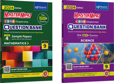 Super Combo SCIENCE & MATHEMATICS
 Class 9 CBSE Question Bank For 2024 Exams By MasterMind(Paperback, Blueprint Editorial Board)