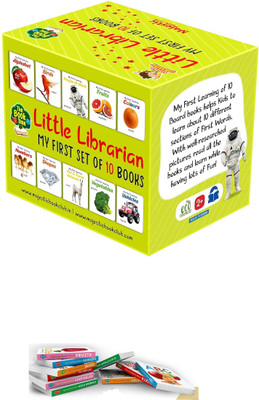 (Set Of 10) Early Learning & Brain Development Gift Set For Babies(Board book, sawan)
