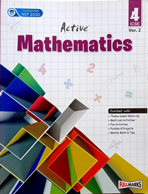 Icse Active Mathematics Ver.2 Class- 4 (Old Like New Book)(Paperback, DK BHATTACHARYA)
