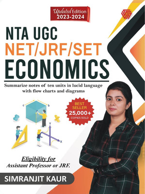 NTA UGC NET/JRF/SET Economics | Updated Edition 2023-24 | MS Study Guru | Simranjit Kaur |(Paperback, Simranjit Kaur)
