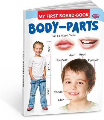 My First Learning Board Books Body-Parts | Large Size Board Book For Kids(Hardcover, Manoj)