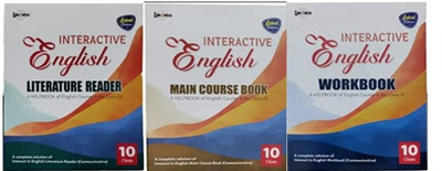 Lakshya Combo 3 Book Set New Interactive English (Main Course Book & Literature Reader & Work Book ) A Help Book Of English Course 'A' For CLASS 10(Paperback, LAKSHYA)