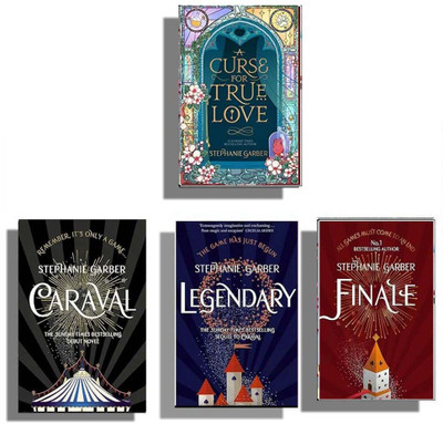 Roopabooks Combo:- Must Read Stephanie Garber 4 Books Combo Caraval + FINALE + LEGENDARY + A Curse For True Love ( English ) Bestselling(Paperback, Stephanie Garber)