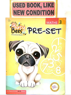 BUSY BEES PRE-SET MATHS Workbook Class-3 (Old Book)(Paperback, Editorial)