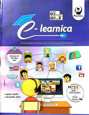 Practica E-Learnica (A Complete Textbook On Computer And Apps)Class 1(Paperback, AMIT JOSHI, ARUNIKA JAIN)