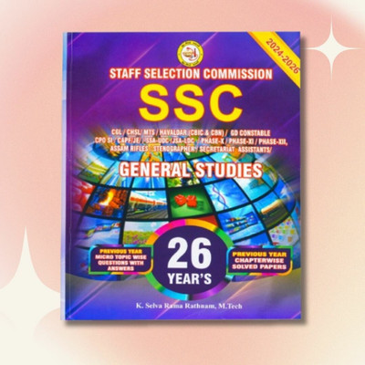 SSC GS Book 2024–2026: 26 Years Previous Year Paper Collection(Paperback, K. Selva Rama Rathanam)