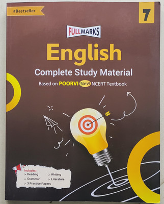 Full Marks English Complete Study Material Based On Poorvi New Ncert Textbook For Class 7 Edition 2025(Hardcover, Full Marks)