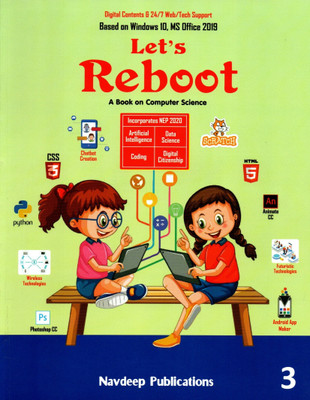 Navdeep, Let's Reboot(A Book On Computer Science) Class - 3(Paperback, ARUN SONI, Dr. SABHYATA SONI)