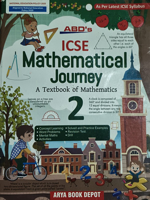 Icse Mathematical Journey A Textbook Of Mathematics Class 2(Paperback, C.s.mishra)