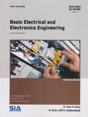 Basic Electrical And Electronics Engineering B.Tech II-Year II-Sem Common To ME & CIVIL (JNTU-Hyderabad) Latest 2022 Edition(Paperback, SIA)