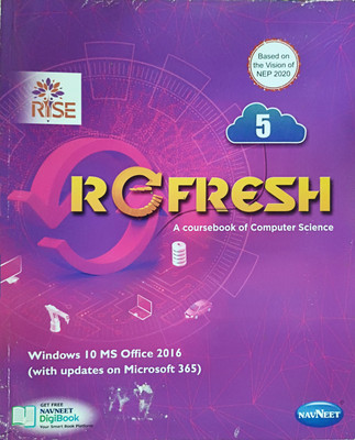 Refresh A Course Book Of Computer Science Class 5(Paperback, Shweta)