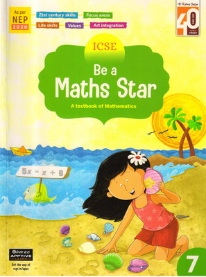 ICSE Be A Maths Star For Class - 7 A Textbook Of Mathematics(Paperback, Monica Cpoor)