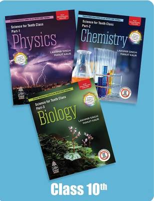 Manjit Kaur; Lakhmir Singh
Combo Pack: Lakhmir Singh Class 10 Science (Biology, Physics, Chemistry) - Examination 2022-23