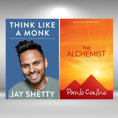 Think Like A Monk & The Alchemist Combo Book Set English(Paperback, Paulo Coelho, Jay Shetty)